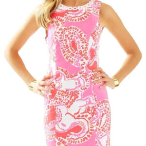 NWOT Lilly Pulitzer Dress  Hot Coral Trunk in Love